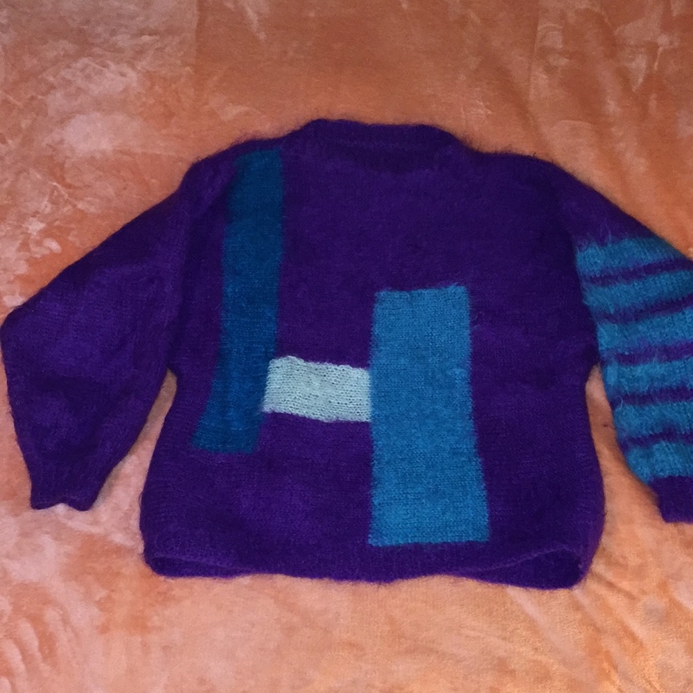 Hand Knit MOHAIR sweater